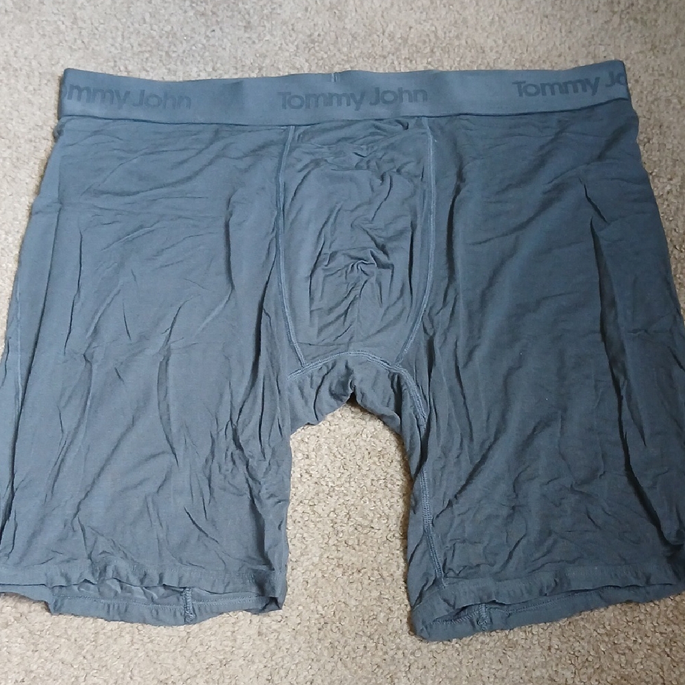 Tommy John Men's Blue Boxer Briefs